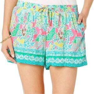 Lilly Pulitzer Katia Shorts in Multi Pop Up In The Beginning Print Medium